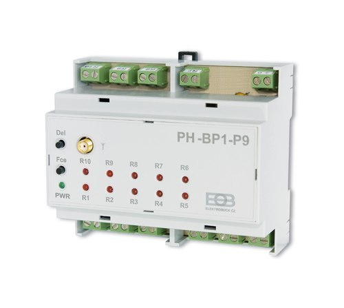 Bezprzewodowy 9 strefowy odbiornik ogrzewania wodnego PH-BP1-P9 Bezprzewodowy 9 strefowy odbiornik ogrzewania wodnego PH-BP1-P9