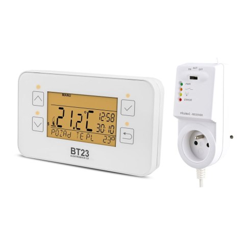 Bezprzewodowy termostat programowalny, dotykowy BT23
