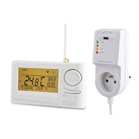 Bezprzewodowy termostat z wbudowany modułem GSM BT32 GST Bezprzewodowy termostat z wbudowany modułem GSM BT32 GST