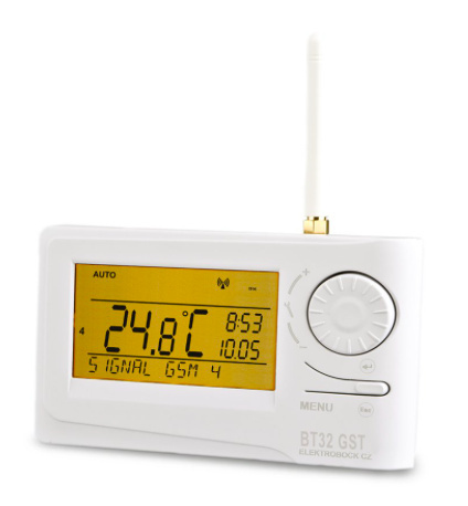 Bezprzewodowy termostat z wbudowany modułem GSM BT32 GST Bezprzewodowy termostat z wbudowany modułem GSM BT32 GST