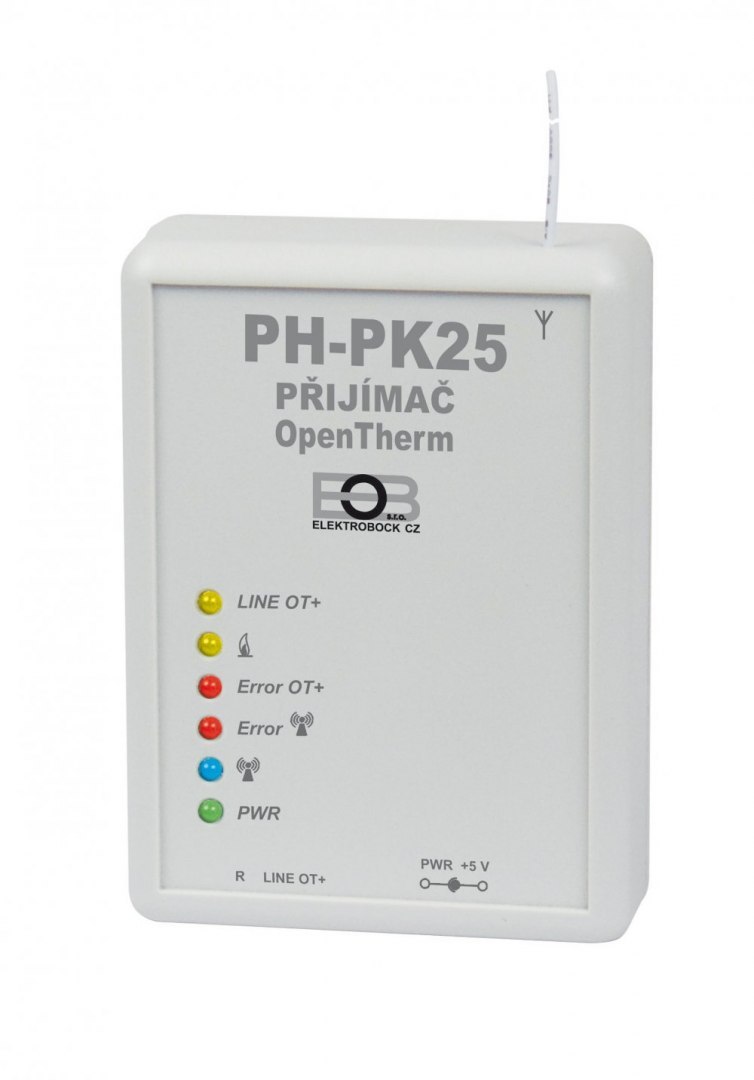Odbiornik do kotłów z komunikacją OpenTherm PH-PK25 Odbiornik do kotłów z komunikacją OpenTherm PH-PK25