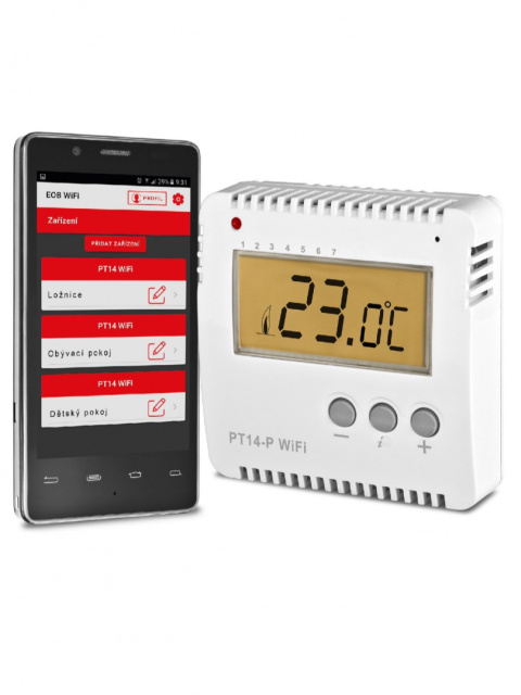 Termostat PT14-P WiFi Termostat PT14-P WiFi