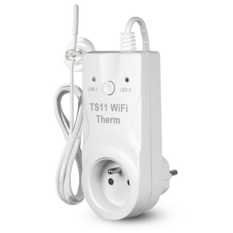 Termostat wtykowy do gniazda TS11 WiFi Therm Termostat wtykowy do gniazda TS11 WiFi Therm